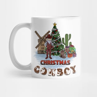 Christmas Cowboy Mug